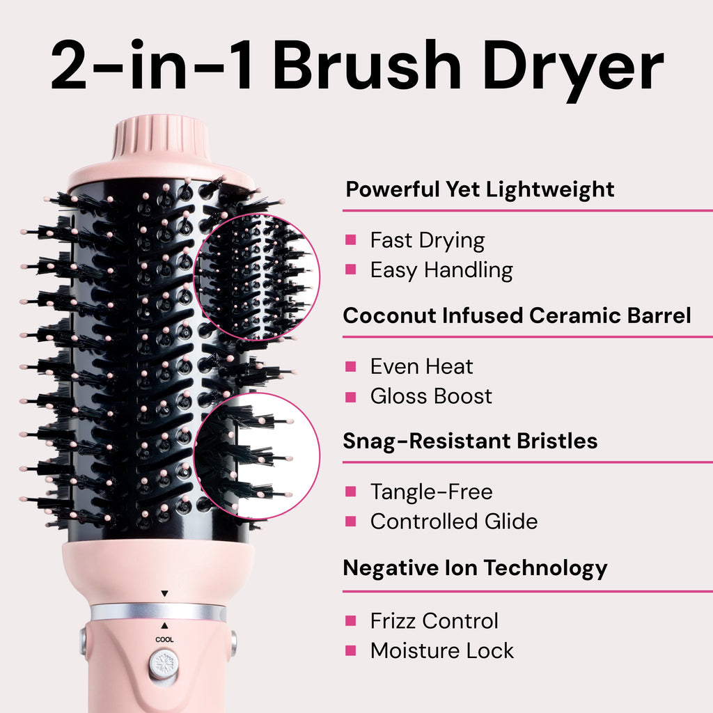 VolumeBoost 60mm 2-in-1 Ceramic Volumizing Brush Dryer