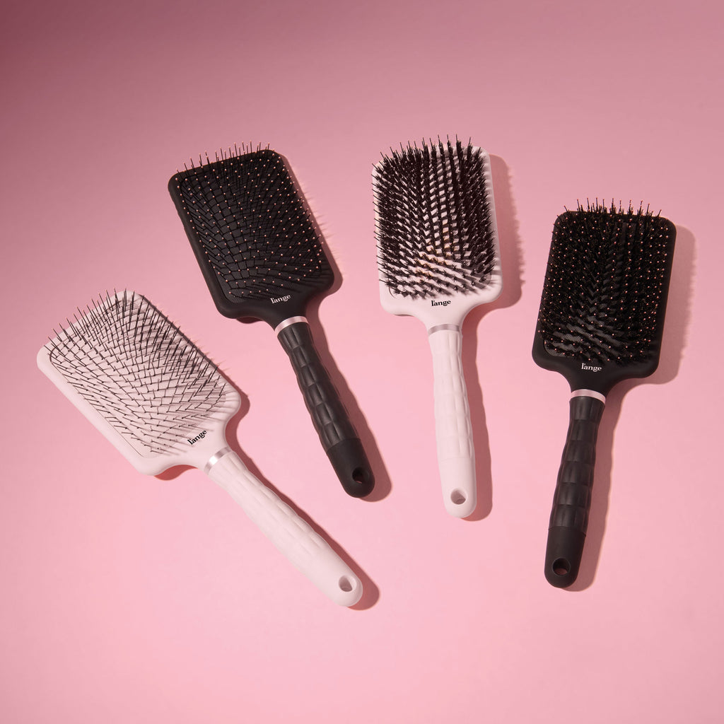 Detangling Paddle Brush - Nylon Bristles with Boar