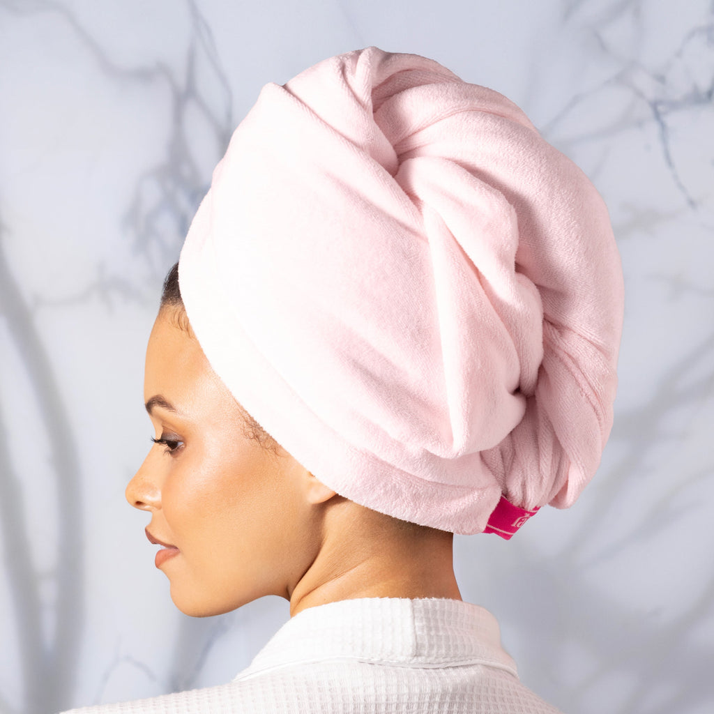Hair Wrap Towel Medium Lightweight Microfiber 2-Pack