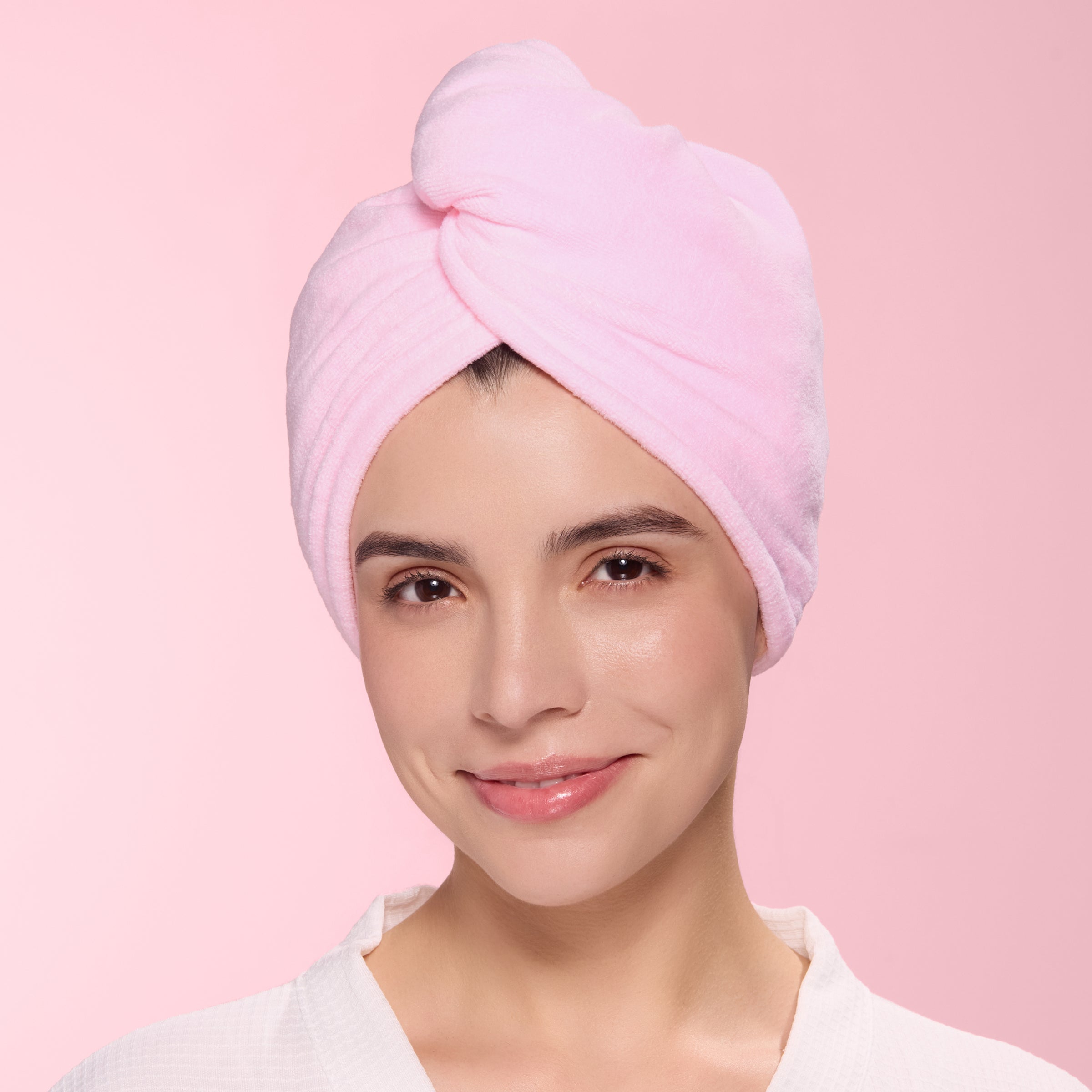 Hair Wrap Towel Medium Lightweight Microfiber 2-Pack