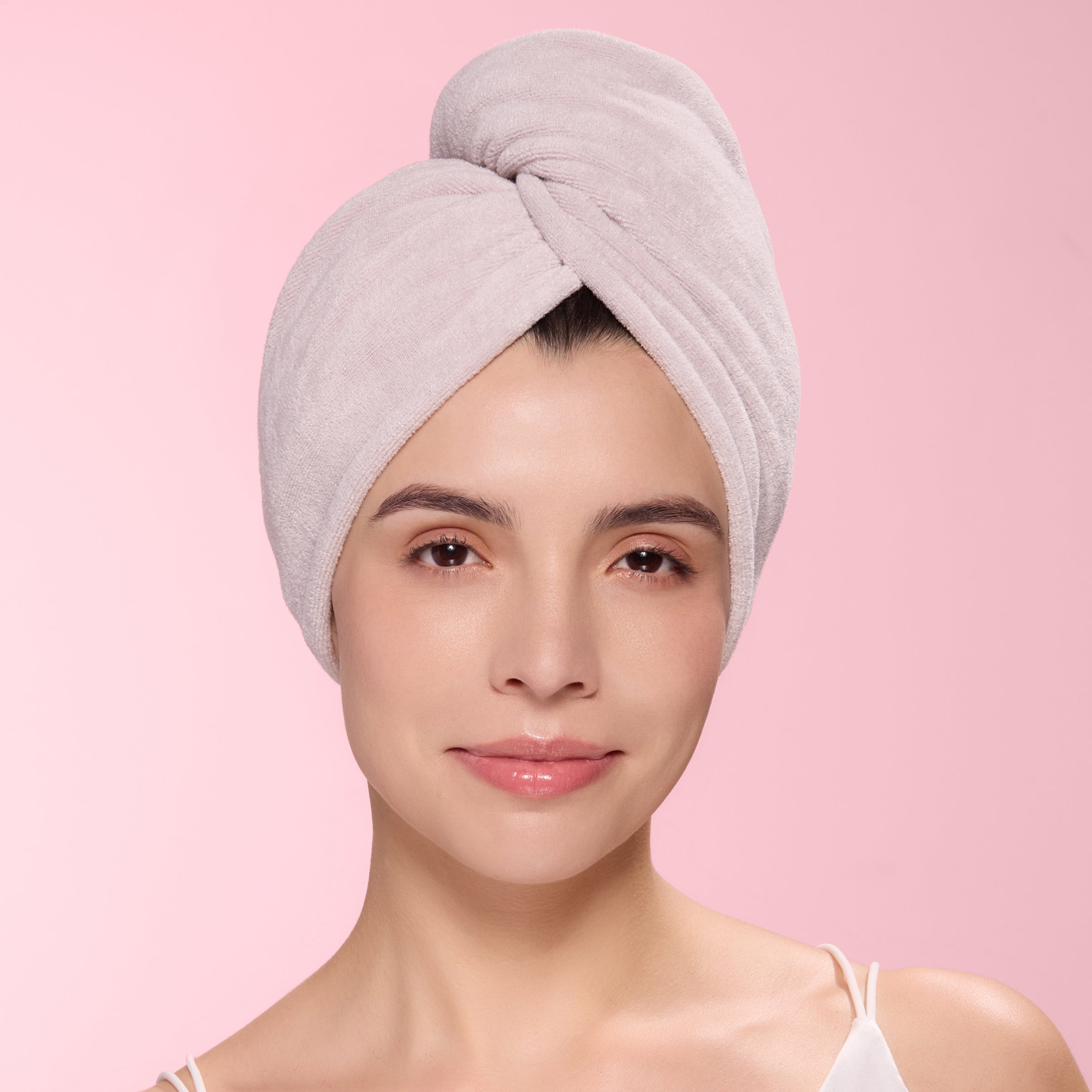 Hair Wrap Towel Medium Lightweight Microfiber 2-Pack