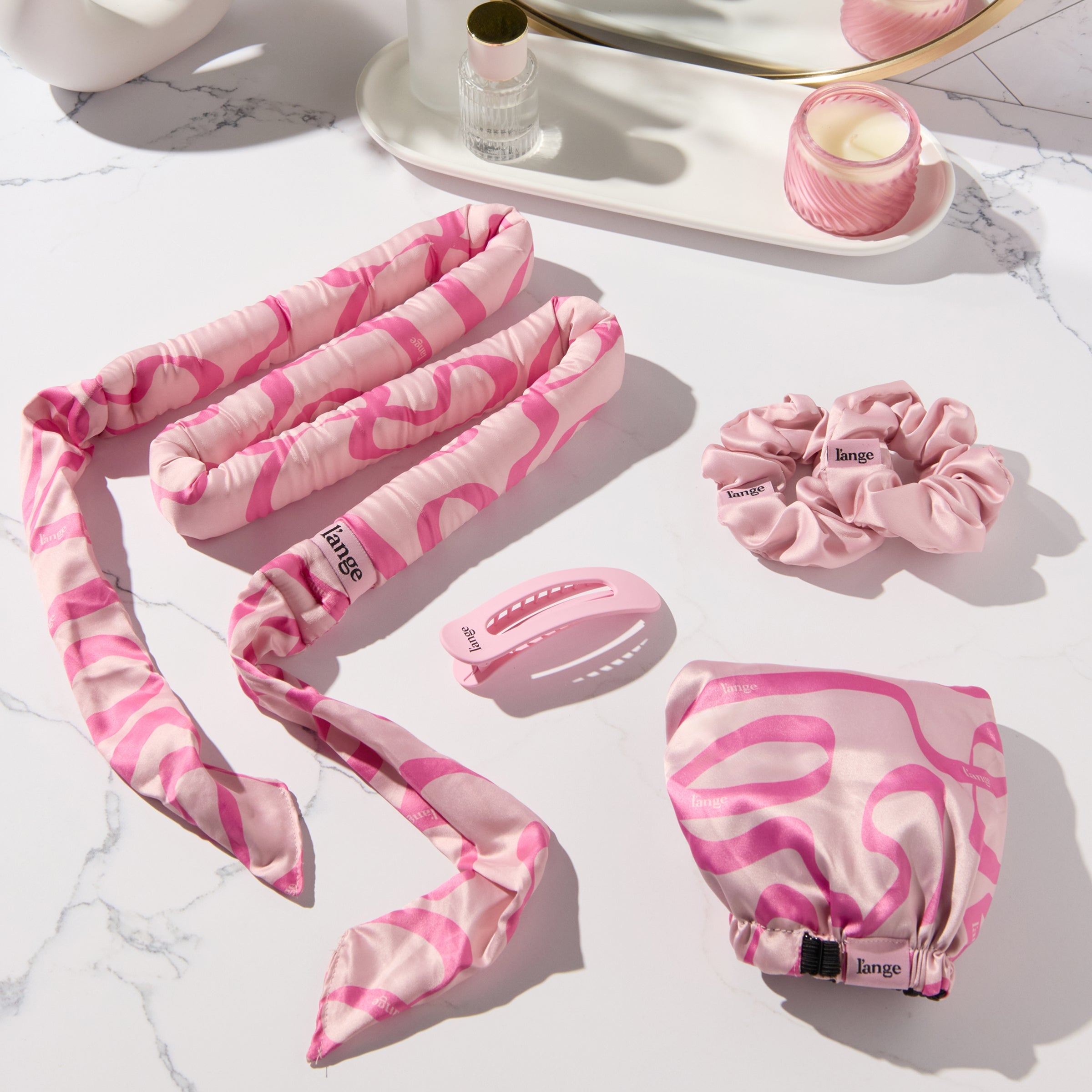 Satin Heatless Curls Set